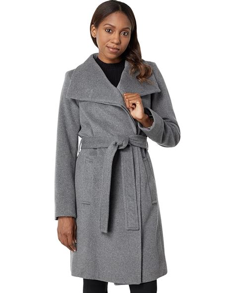 asymmetrical belted coat michael kors|Wool Blend Asymmetric Coat .